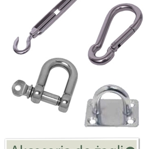 Akcesoria do żagli przeciwsłonecznych