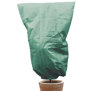 Zdjęcie Duży worek z włókniny  (70g/m kw.) zielony, W:240 x S:200 cm, fi ok. 125 cm, z zamkiem błysk.