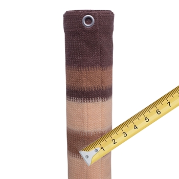 Zdjęcie Osłona balkonowa z PE Design, brązowo-beżowa Wys:90 cm