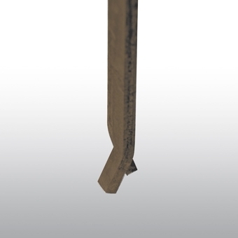Zdjęcie Słupek stalowy Westerland do zabetonowania, wysokość: 155 cm, brązowy
