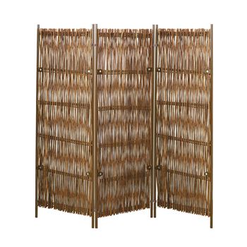 Zdjęcie Parawan wiklinowy Skagen, 3-częściowy, W:160 x Sz:195 cm
