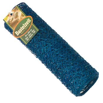 Zdjęcie Siatka druciana do zdobienia, 20 x 200 cm, kolor niebieski