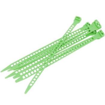Zdjęcie Opaski mocujące z PE po 25 szt., limonka 17 cm