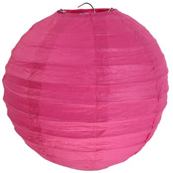 Zdjęcie LAMPION DEKORACYJNY ciemny-różowy 50 CM (1 SZT.)
