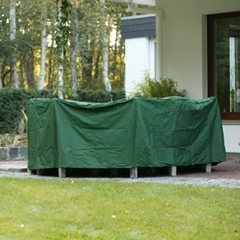 Zdjęcie Pokrowiec na stół ogrodowy, zielony, 200 cm