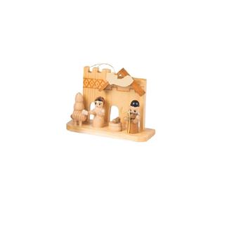 Zdjęcie Zawieszka drewniana -Żłóbek, 1, 4,5 x 8 cm