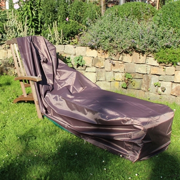 Zdjęcie Pokrowiec na leżak ogrodowy, szary D:210cm, S:66cm, W:50-90 cm