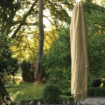 Zdjęcie Pokrowiec na parasol przeciwsłoneczny, beżowy, wysokość 210cm, Ø 35cm