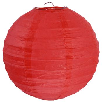 Zdjęcie LAMPION DEKORACYJNY czerwony 50 CM (1 SZT.)
