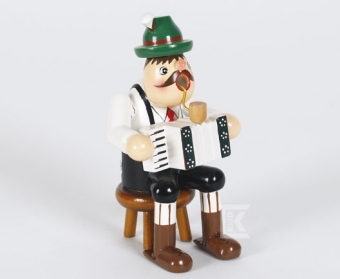 Zdjęcie Figurka do kadzidełka, 11,5 cm "Akordeonista"z fajką
