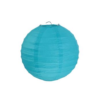 Zdjęcie Lampion dekoracyjny turkusowy 20 cm (2 szt.