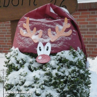 Zdjęcie Naklejki piankowe, Renifer Rudolf, średnica 30 cm