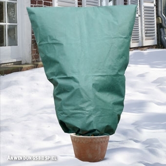 Zdjęcie Duży worek z włókniny  (70g/m kw.) zielony, W:240 x S:200 cm, fi ok. 125 cm