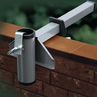 UCHWYT DO MUROWANEJ BALUSTRADY 35 mm szary