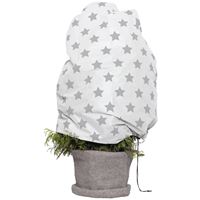 Kaptur z włókniny PP50g, biały/szary W:110xSz:110