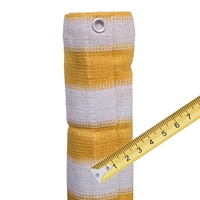 Osłona balkonowa z PE Klassic, żółto-biała Wys:90 cm