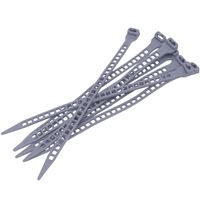 Opaski mocujące z PE po 25 szt., szary 17 cm