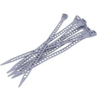 Opaski mocujące z PE po 25 szt., szare 17 cm