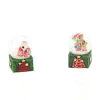 Kula śnieżna "motywy świąteczne" 6,3x4,5cm