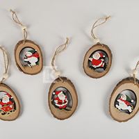 Zawieszki drewniane , wys. 8 cm x 5 cm