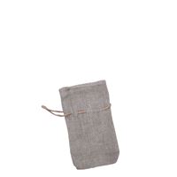Woreczek jutowy W:18xS:12cm, szary