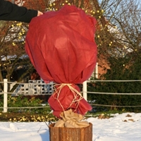 Tkanina z włókniny 150 x 500 cm, czerwona, PP34