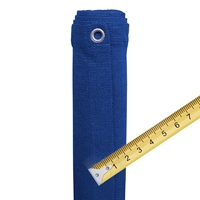 Osłona balkonowa z PE Klassic, niebieska Wys:90 cm