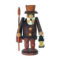 Figurka do kadzidełka, 15 cm, Stróż nocny z fajką