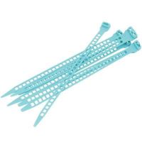 Opaski mocujące z PE po 25 szt., lazurowe 17 cm