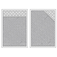 Zestaw Coventry Taras 3, W:190 x D:280 cm, zielony