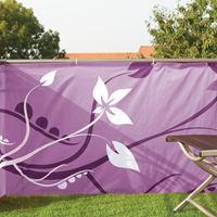 Osłona balkonowa z nadrukiem Bella Flora, jeżyna W:90 x D:300 cm