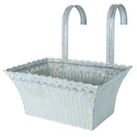 Doniczka `Olessia, biały - antyk 32 x 21 cm