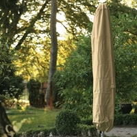 Pokrowiec na parasol przeciwsłoneczny, beżowy, wysokość 210cm, Ø 35cm