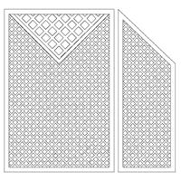 Zestaw Coventry Taras 2, W:190 x D:220 cm, zielony