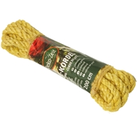 Sznurek z juty 8 mm x 200 cm, kolor żółty
