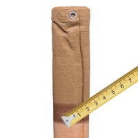 Osłona balkonowa z PE Design, terakota-beżowa W:90 cm