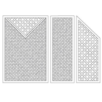 Zestaw Coventry Taras 5, W:190 x D:295 cm, zielony