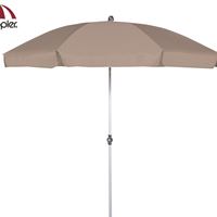 Parasol Doppler Basic EasyII okrągły 200 cm kawowy
