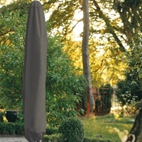 Pokrowiec na parasol przeciwsłoneczny, ciemno szary, 35 cm, wys. 210 cm