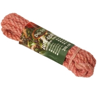 Sznurek z juty 8 mm x 200 cm, kolor różowy