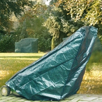 Pokrowiec z PE na ręczną kosiarkę do trawy, zielony W:103 x S:90 x D:163 cm