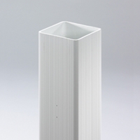 Słupek Coventry, z tworzywa, W: 195 cm, brązowy