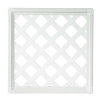 Panel z tworzywa Oxford Classic, 65 x 65cm, biały