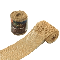 Taśma dekoracyjna z juty, naturalna, S:6 x D:1000 cm
