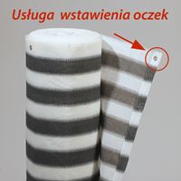 Usługa montażu oczek do osłon po cięciu z metra , cena dla 1 oczka