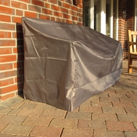 Pokrowiec na ławkę 2-osobową, szary, D:134 x S:66 x W: 63/89 cm