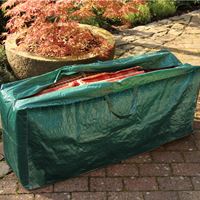 Torba z PE na poduszki na meble ogrodowe, zielona D:130 x S:40 x W:56cm
