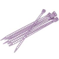 Opaski mocujące z PE po 25 szt., liliowe 17 cm